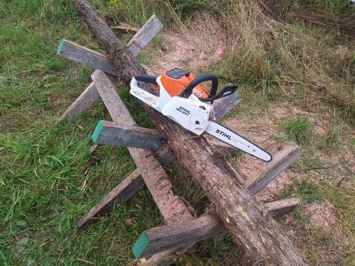 stihl battery operated small chainsaw